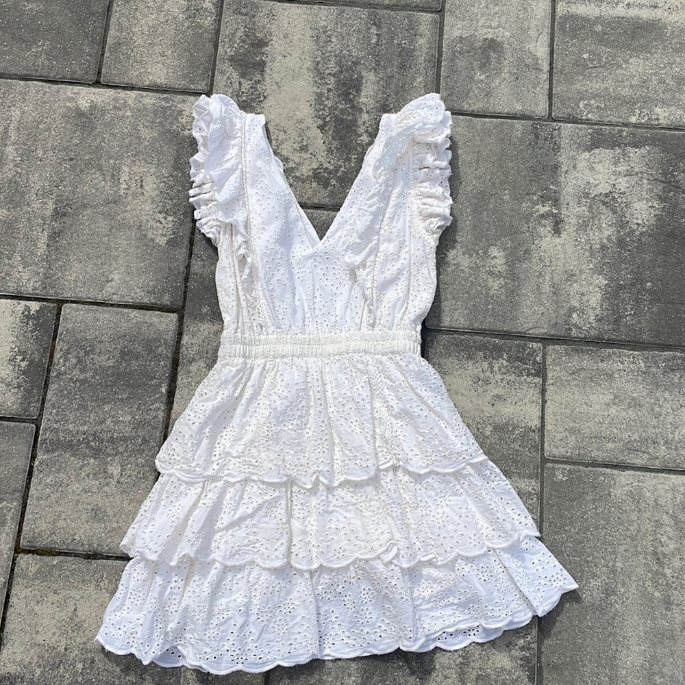 Love The Label White Layered Dress